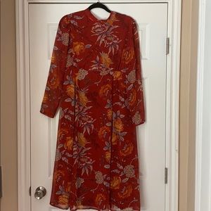 Maternity Botanical Floral Dress